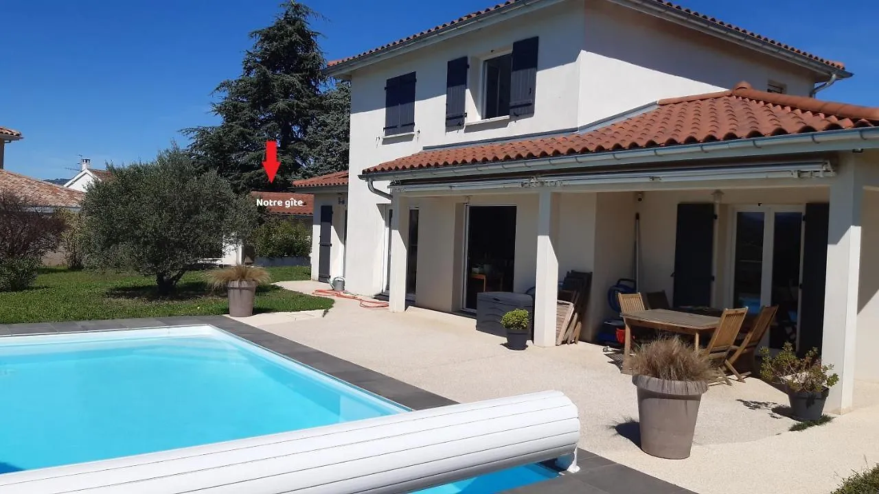 Gite Bambou Avec Piscine Villa Saint-Andeol-le-Chateau